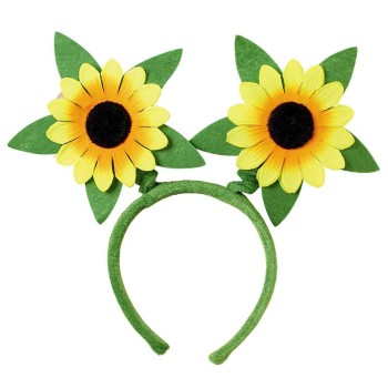 Serre-tête avec tournesols