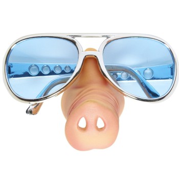 Lunettes avec nez de cochon