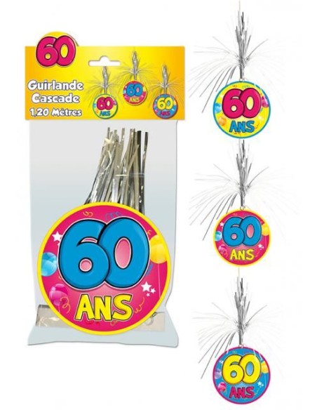 Guirlande cascade 60 ans