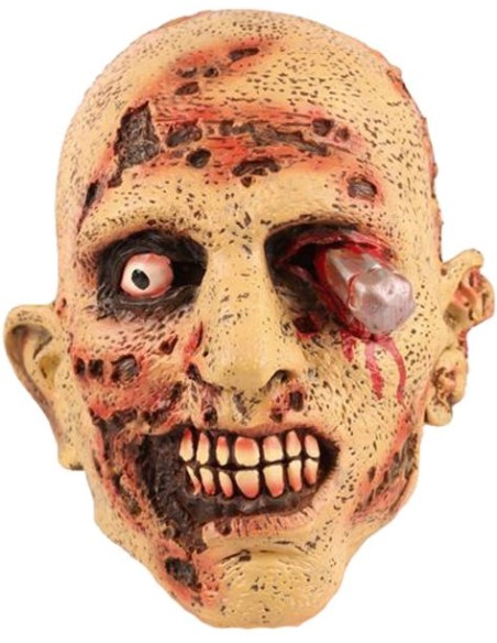 Masque zombie oeil percé
