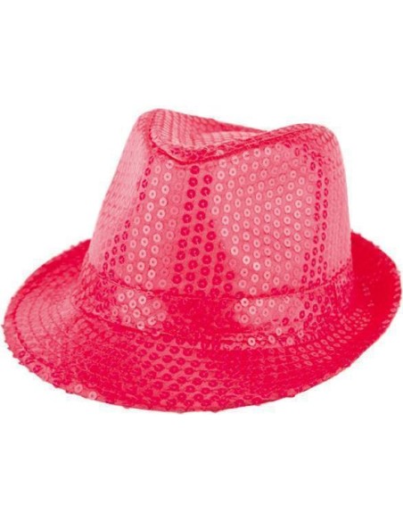 Borsalino sequin fluo