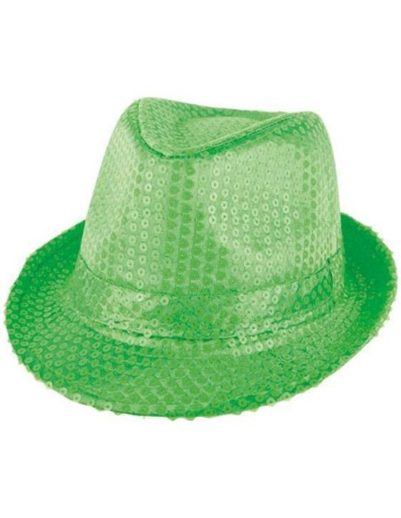 Borsalino sequin fluo