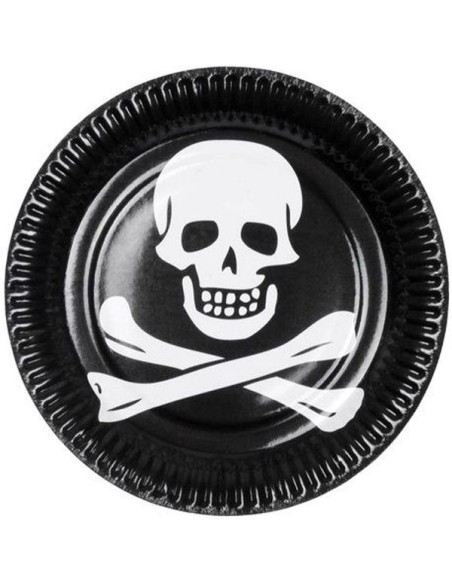6 assiettes pirate