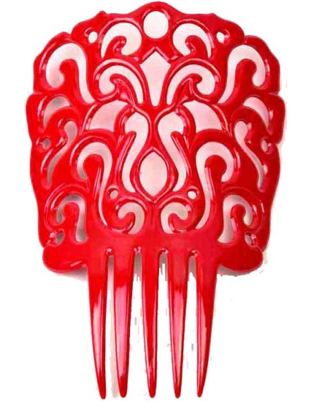 Peigne andalou rouge