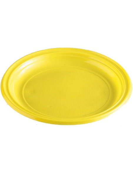 30 assiettes rondes couleur