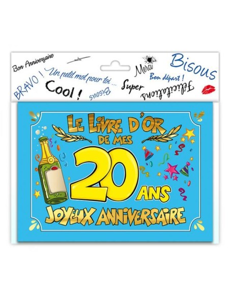 Livre d'or 20 ans