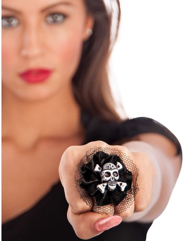 Bague tête de mort
