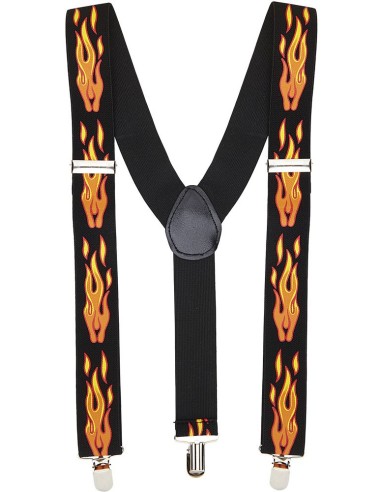 Bretelles avec flammes