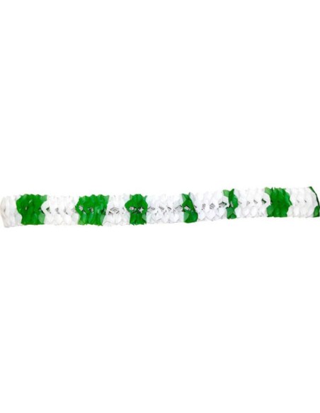 Guirlande verte et blanche