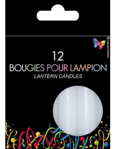 Boite de 20 bougies lampions
