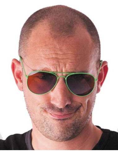 Lunettes aviateur fluorecentes