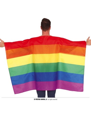 Cape drapeau arc-en-ciel