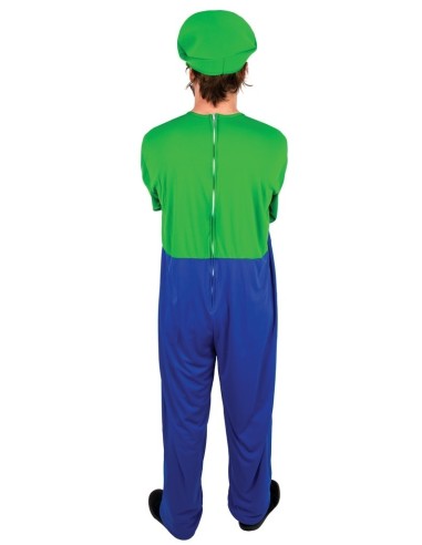 Déguisement plombier vert et bleu