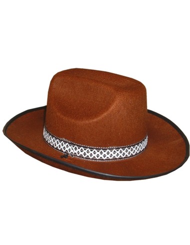 Chapeau cowboy marron