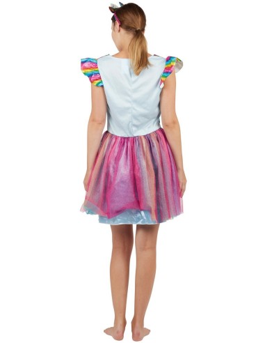 Déguisement licorne arc-en-ciel