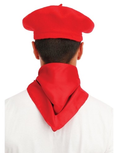 Béret en laine rouge