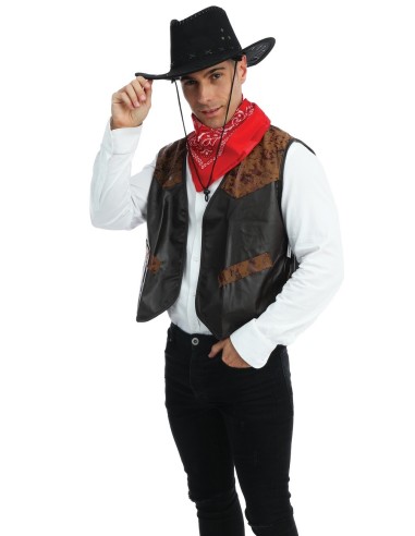 Gilet sans manche cow-boy