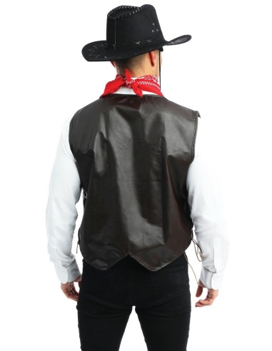 Gilet sans manche cow-boy