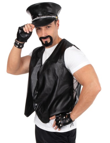 Gilet sans manche biker