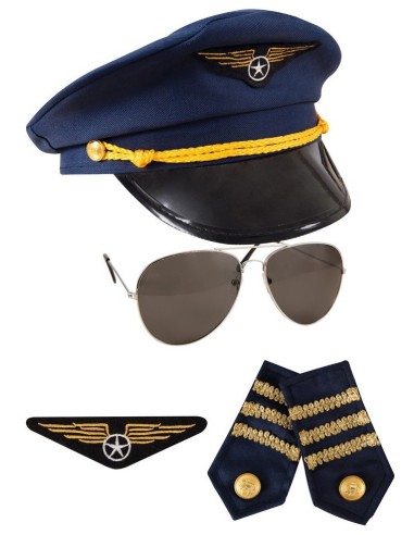 Set accessoires pilote d'avion