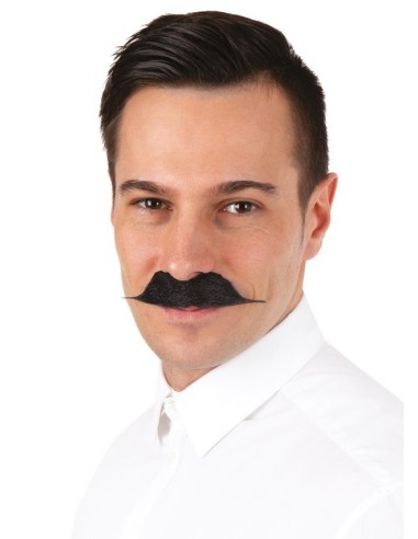 Moustache gentleman noire