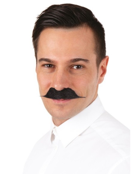 Moustache gentleman noire