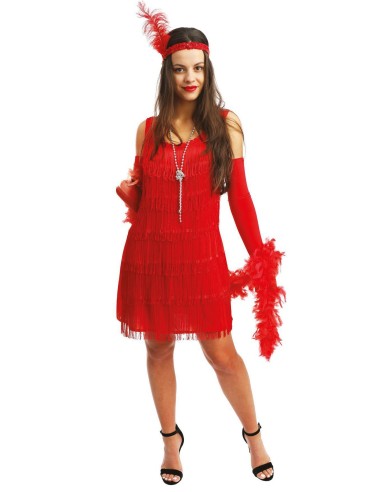 Robe charleston rouge