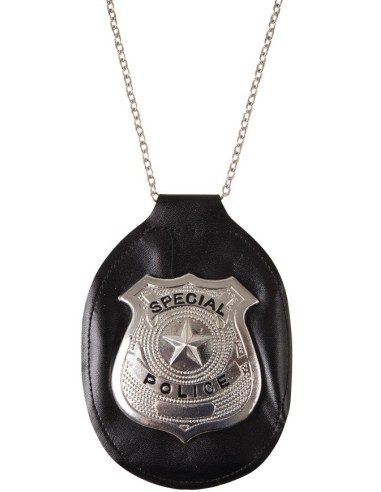 Collier badge policier