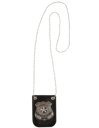 Collier badge policier