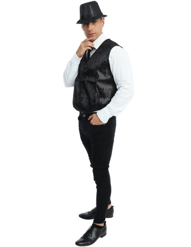 Gilet sans manche à sequins