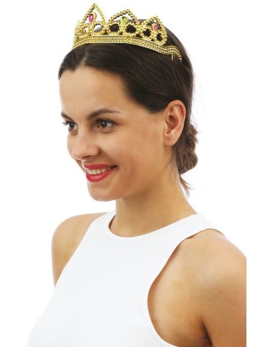 Diadème de princesse or