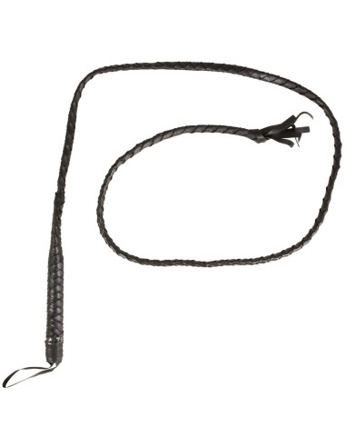 Fouet long noir 2m