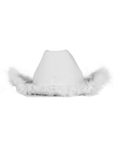 Chapeau cowgirl blanc