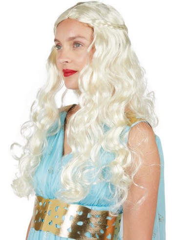 Perruque médiévale blonde