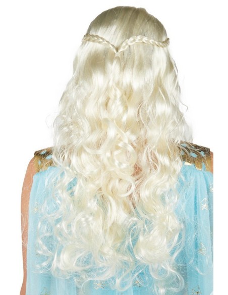 Perruque médiévale blonde