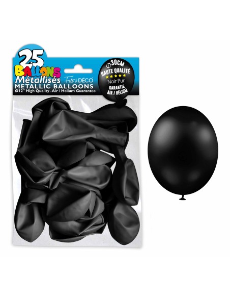 25 ballons métal