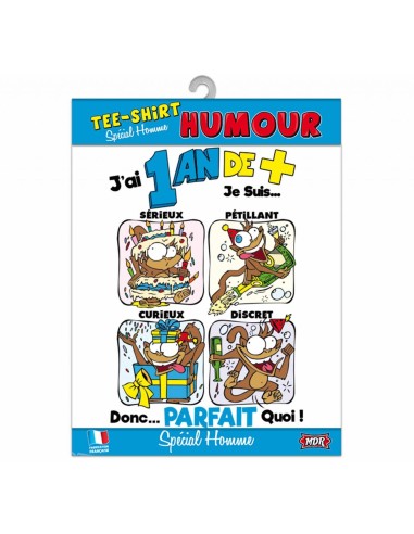 T-shirt humour Joyeux Anniversaire homme