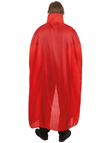 Cape rouge avec col