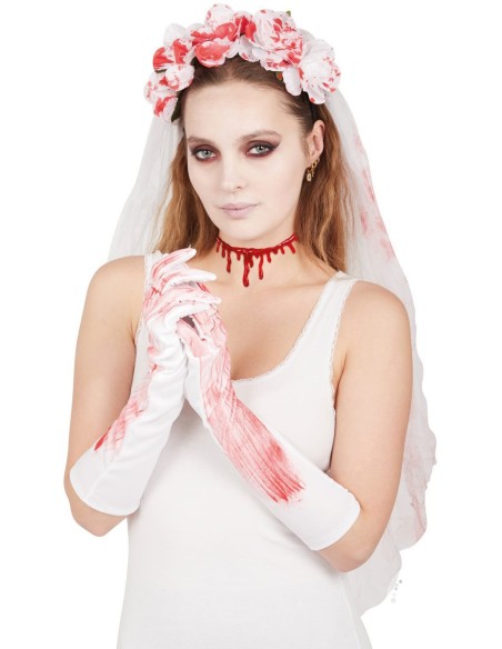 Set accessoires mariée sanglante