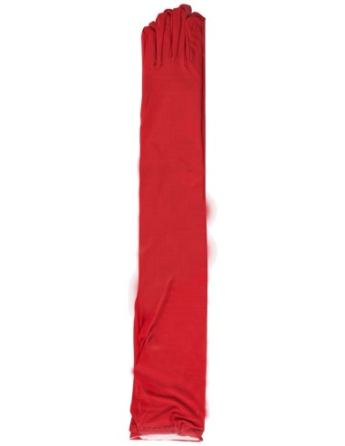 Gants longs rouges 60cm