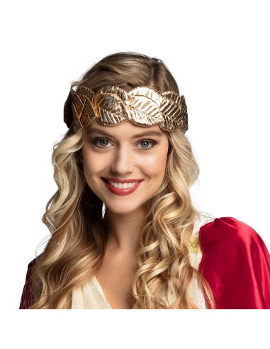 Bandeau feuilles de laurier dorées