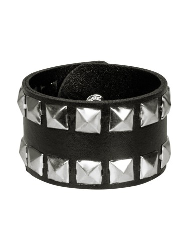 Bracelet punk noir