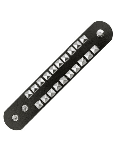 Bracelet punk noir