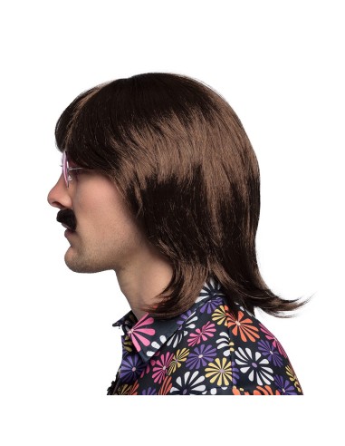 Perruque Gary avec moustache