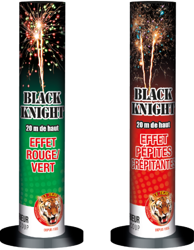 4 comètes Black Knight 20mm