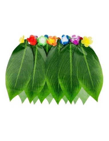 Jupe hawaï feuilles de palmier