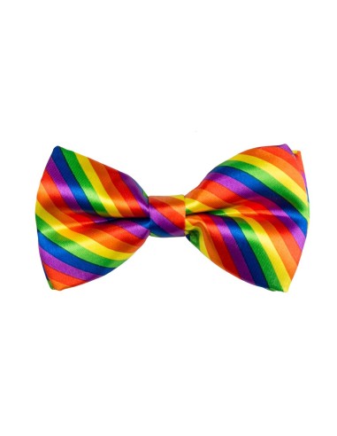 Noeud papillon arc-en-ciel