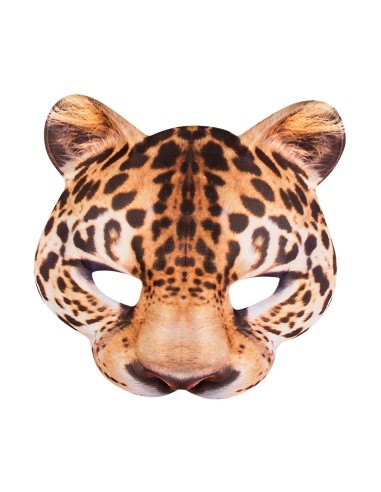 Demi-masque léopard