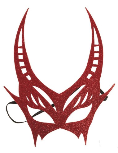 Masque diable rouge