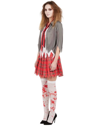 Déguisement étudiante zombie